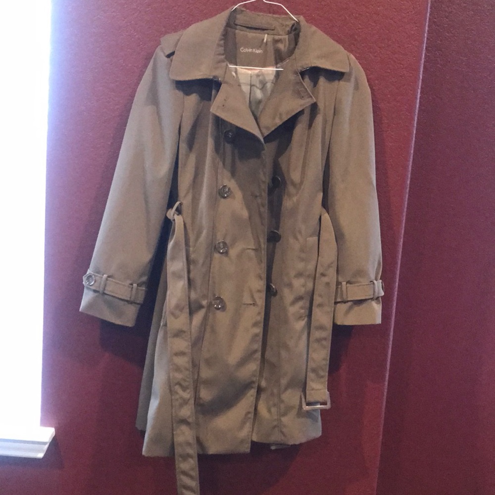 calvin klein trench coat